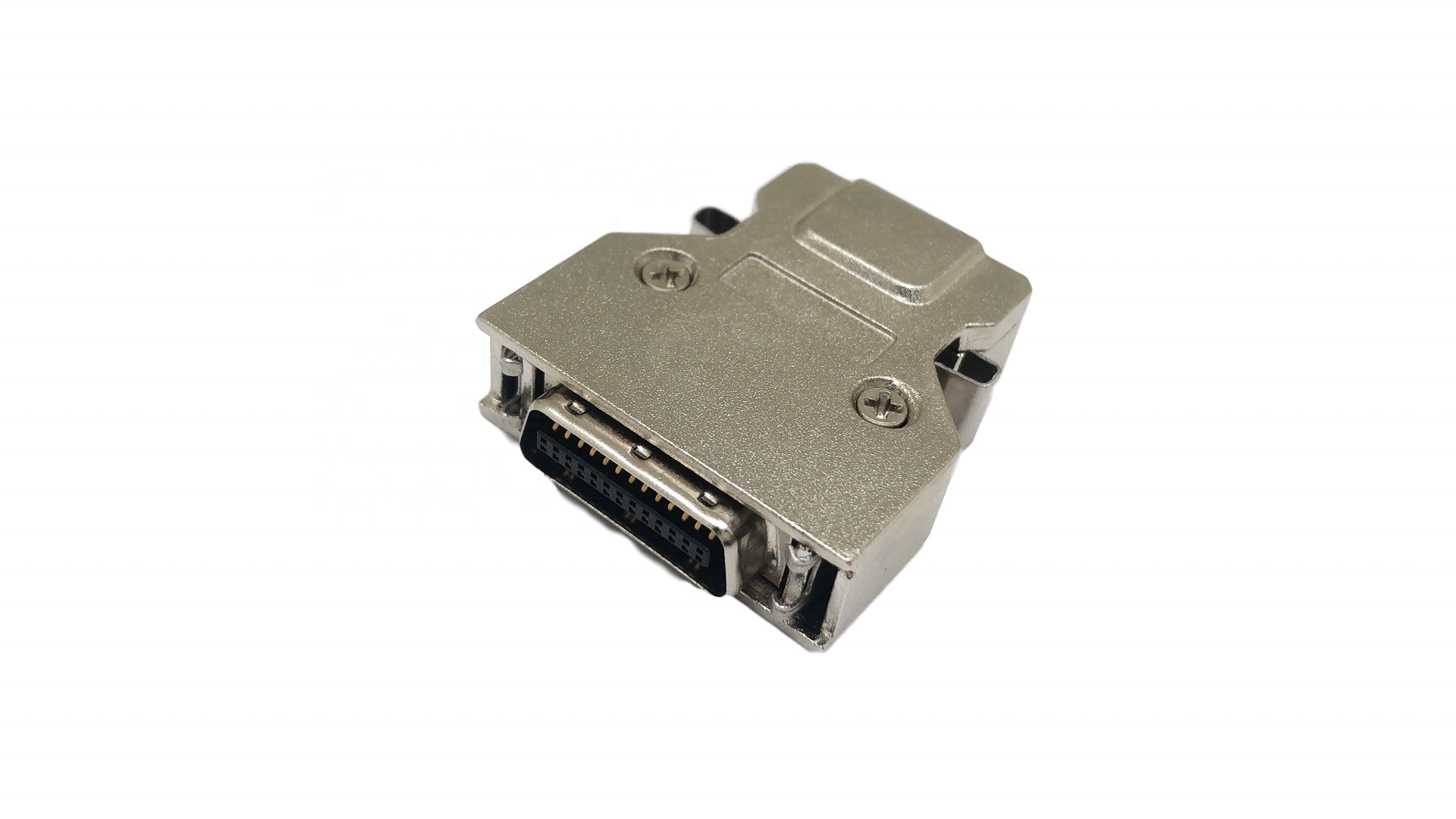 SCSI 26P connector metal hood MDR 26p HDP 26P connector dust cover zinc metal case