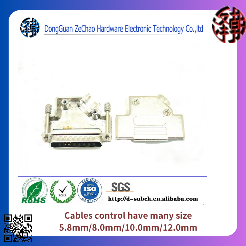 D-SUB 25p connector zinc alloy  manufacturer supports OEM ODM mold opening